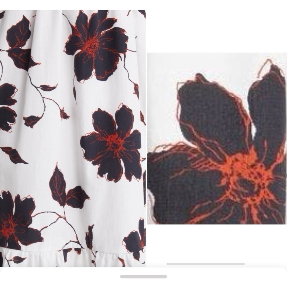 Du Paradis Floral Cotton Poplin Women’s Dress - Picture 8 of 8